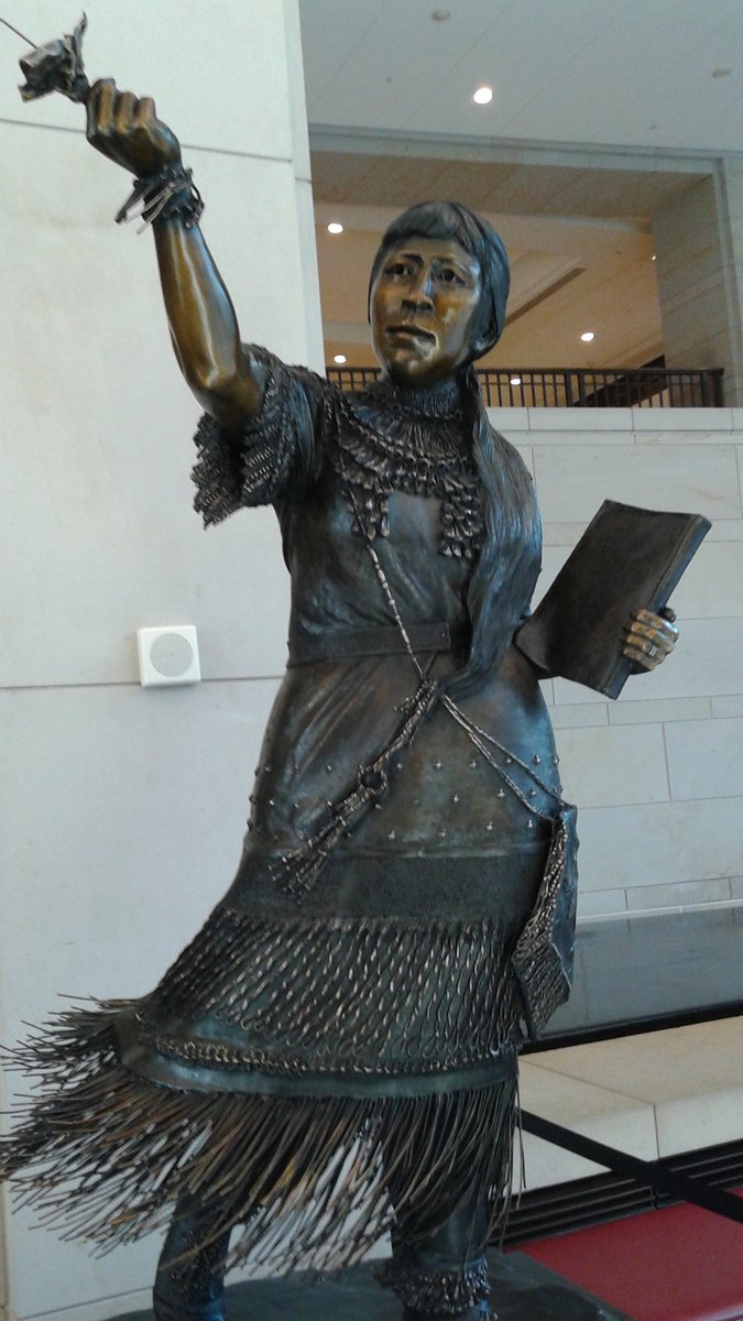 LearningAnthony's tweet photo. Sarah Winnemucca, educator and the first Native  American woman author. An early learning ancestor in the US Capitol https://t.co/bnKxKYb44H