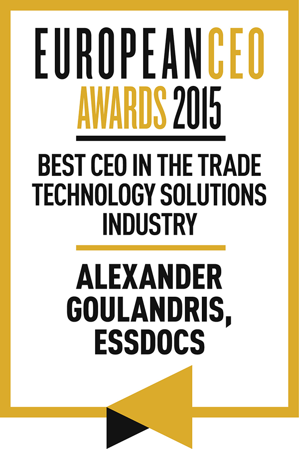 ICEDigitalTrade's tweet image. #essDOCS #CEO Alexander Goulandris has been awarded @europeanceo European CEO #Award 2015! ow.ly/VIPEf