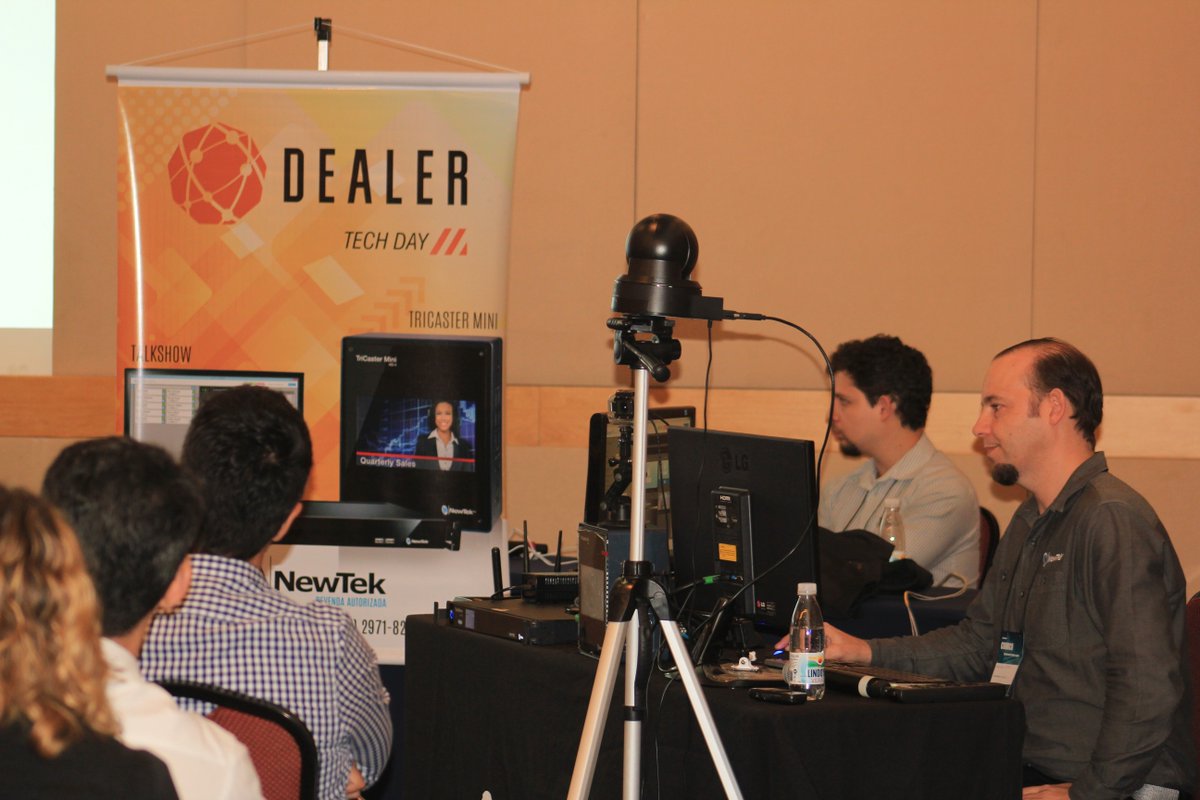 ChurchTech_Expo's tweet photo. #NewTek apresenta soluções de #streaming, cenário virtual e gráficos ao vivo durante a Church Tech Day. #Treinamento https://t.co/NvdIAWuaQE