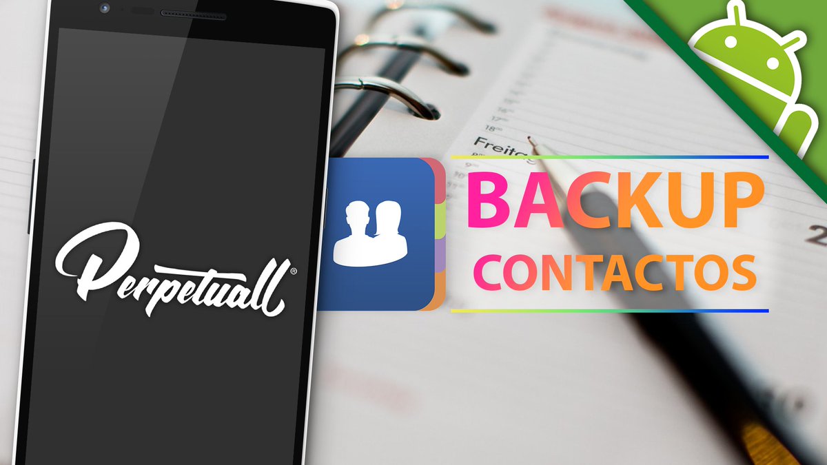 Hoy Dani os enseñará como realizar COPIAS de SEGURIDAD de vuestros contactos al instante😉: youtu.be/WuzDul-AZag