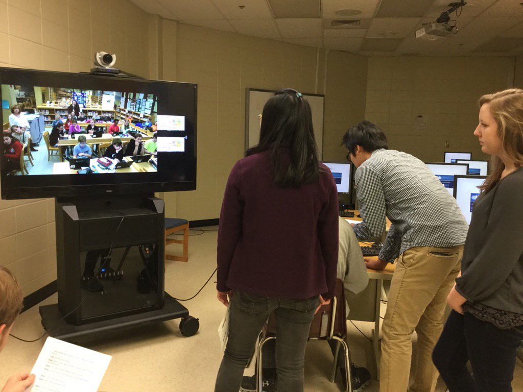 WHSMediaCenter's tweet image. Loved Scratch with Creekland #HourOfCode #scratchcode #lifesize