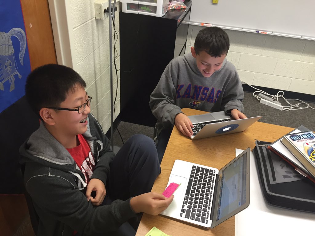 BoeStandard's tweet photo. Working on our Conflict Project @FredoniaMS. https://t.co/a6GpRAlMAS
