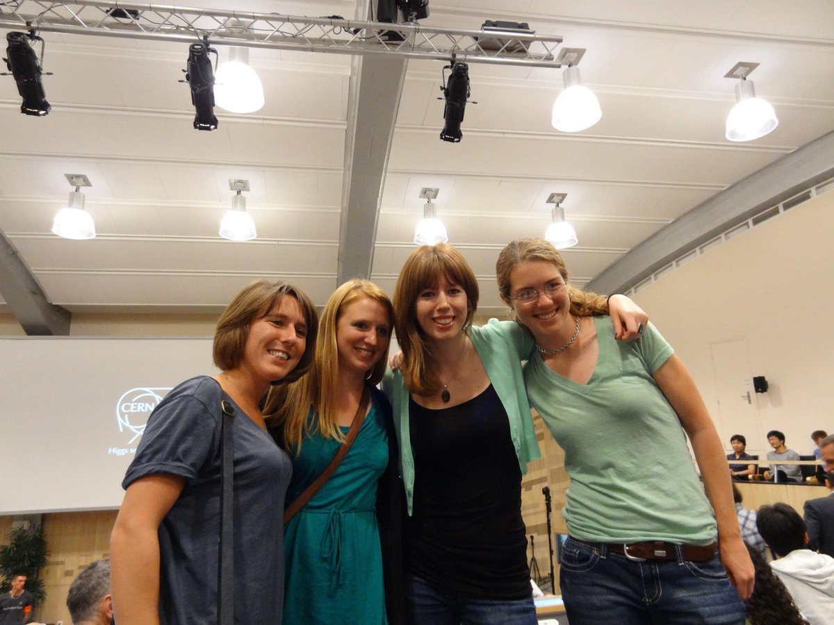 claranellist's tweet image. My memory of the day the Higgs discovery was announced is of excitement &amp;amp; celebration! @ATLASexperiment #ATLASADvent