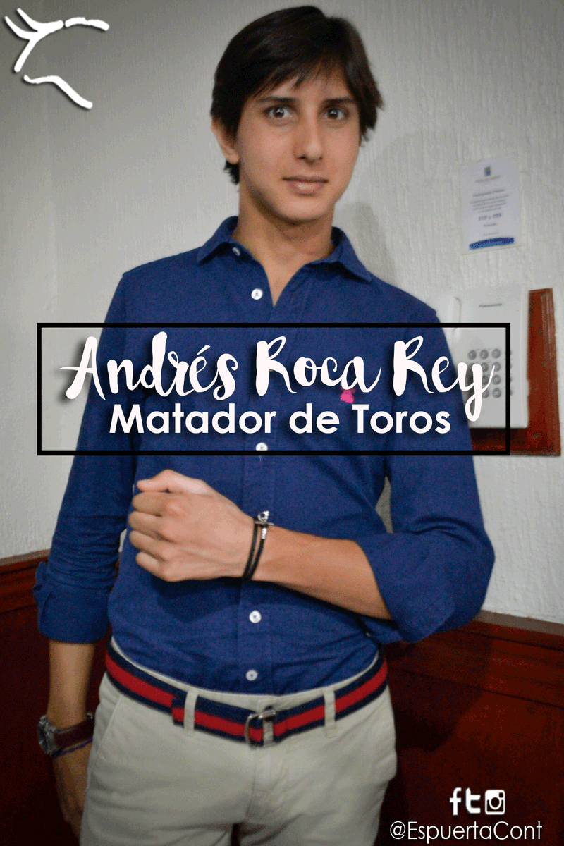 EspuertaCont's tweet photo. ¡El torero revelación @andresrocarey ya usa Espuerta! ¡Te esperamos este sábado en León! #ALosTorosConEspuerta https://t.co/kAZyp5TNuZ