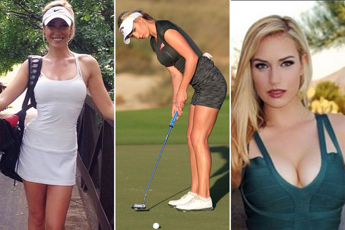 Golfer Paige Spiranac / Dubai Masters.