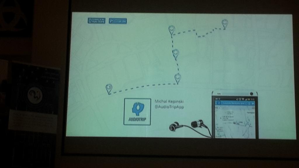 ballihaut's tweet photo. @AudioTripApp on stage #33demoday . The tripadvisor of local trip https://t.co/7kYHbJTpQ5
