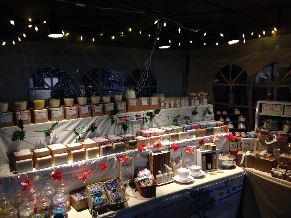 spiralsoaps's tweet image. We're at Sunbury Christmas market this eve. Come along there's lots to see and a santa's grotto for the kids. #xmas