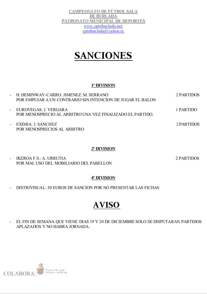 cptoburlada's tweet photo. Horarios y sanciones días 12 y 13 de noviembre
Por favor RT https://t.co/mHtXzzpOd7