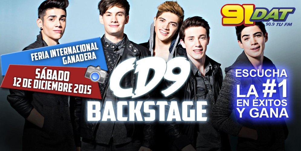 91oficial's tweet photo. #91DAT tiene para ti en #backstage a #CD9
*Ponte pilas porque tú puedes estar con ellos ·12 de diciembre @feriaqro https://t.co/GWqyq3cbZ2