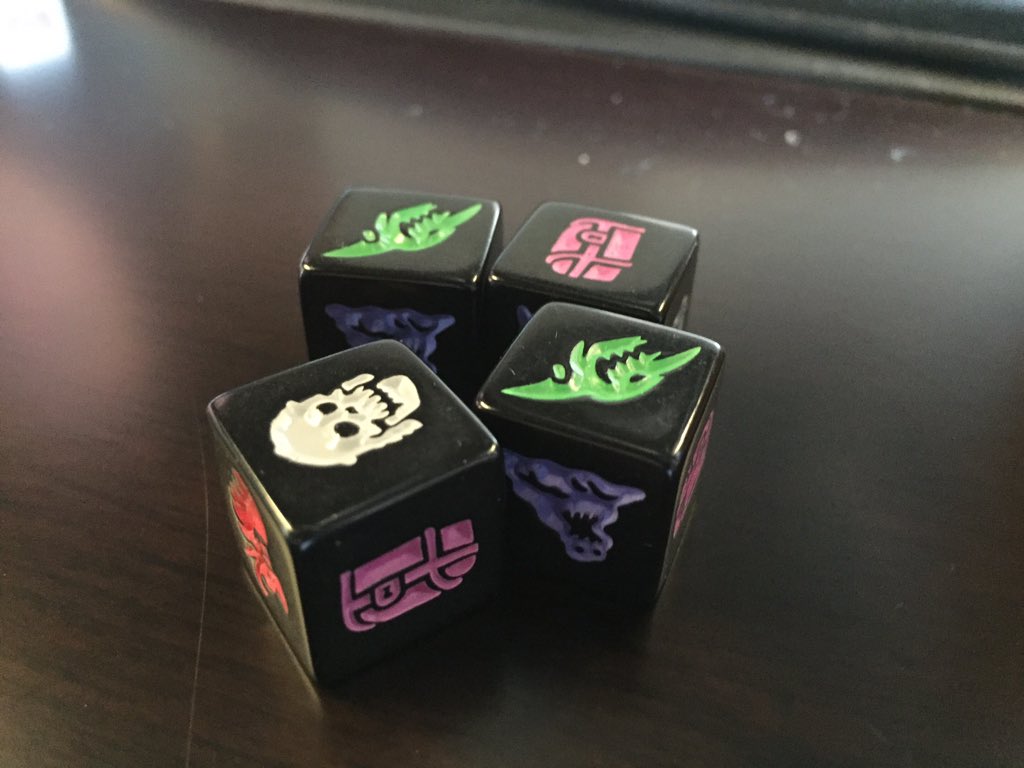 BoardgameCorner's tweet image. Lunch time #DungeonRoll was a big hit!!! @cbdarden @TastyMinstrel #DiceChuckingGoodness