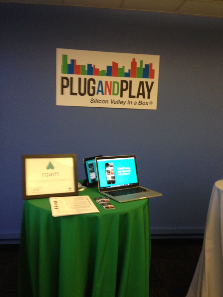 GetRoam's tweet photo. Today we are at the #Demoday in @PlugandPlayTC come@visit us. https://t.co/FaXMr4xDTm