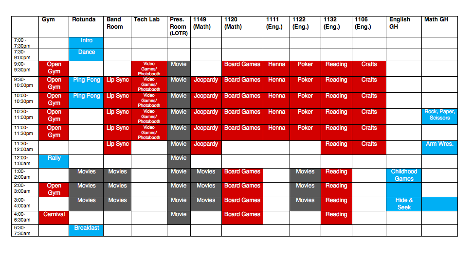 HaneyCouncil's tweet photo. Sneak peak of the schedule for tonight's #Wakeathon2015 https://t.co/hwJN6URedw