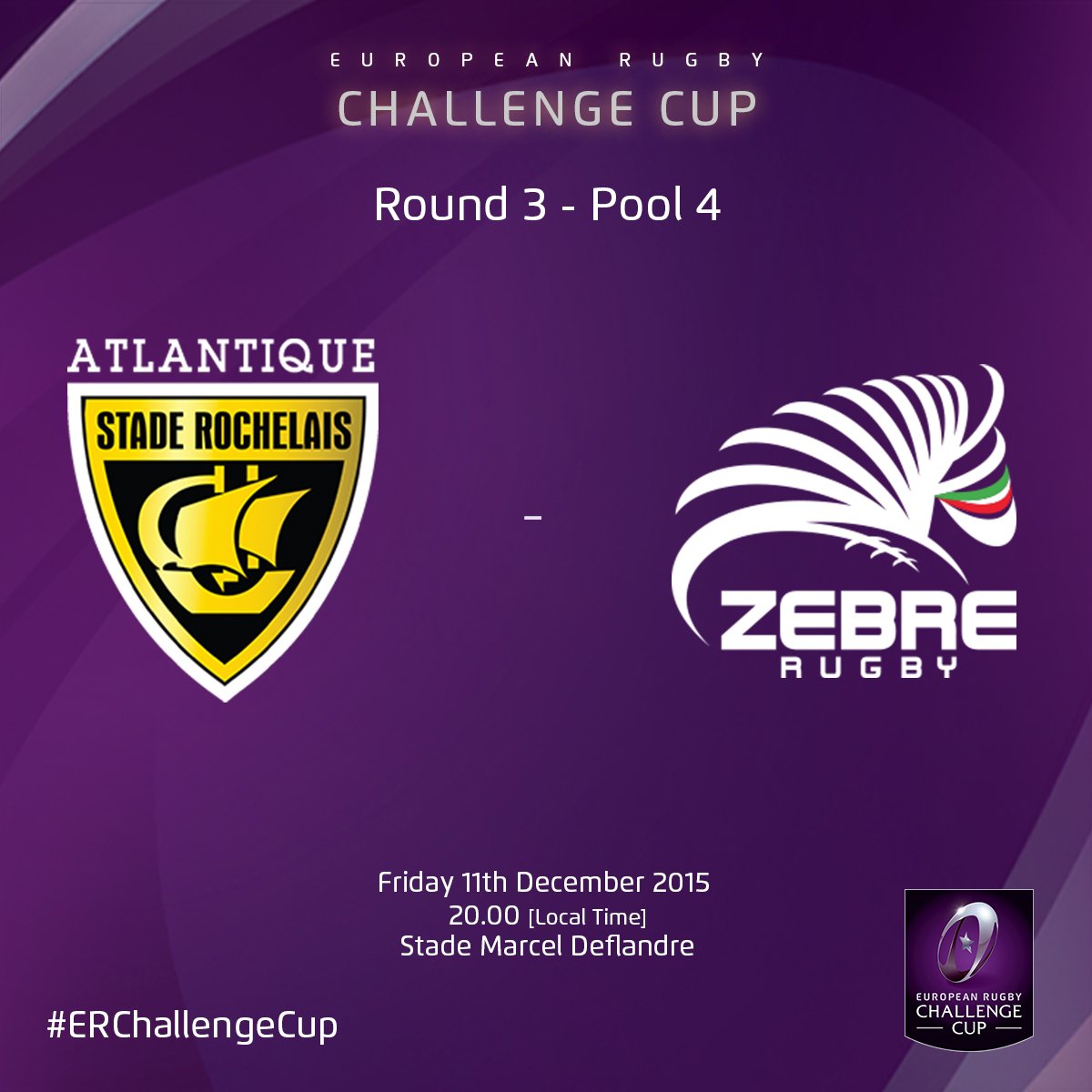 ChallengeCup_'s tweet image. #ERChallengeCup #pool4:  Pre-match info for @ASRofficiel v @ZebreRugby here on our website: tinyurl.com/z47nqad