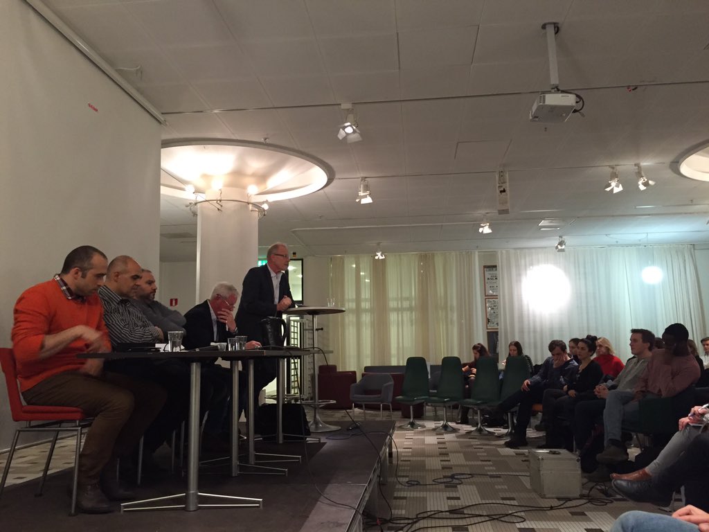 Kvällens panelister är Maysam Behravesh, Spyros Sofos, Umut Özkirimli and Jan-Inge Svensson.