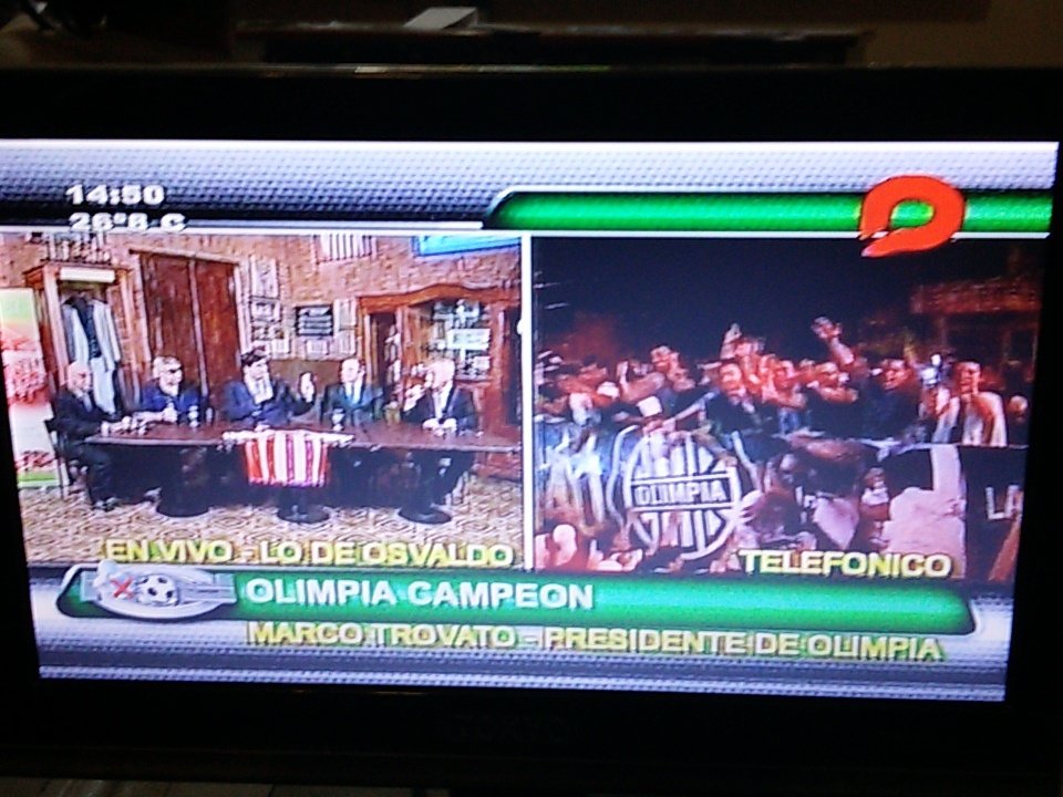 danielitoflecha's tweet photo. En directo con ODD saludando al pte campeón @MarcoTrovatoV por @Paravision5 @PlateaOFICIAL https://t.co/k6fwaG0Mso
