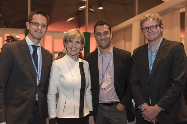 AusCOP21's tweet photo. Congrats to @dfat supported team for UN Lighthouse Award win https://t.co/G83XUsGNac