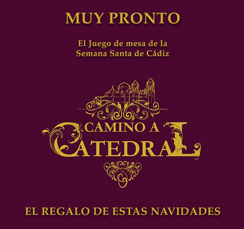 centurioncofrad's tweet photo. En unos días ... CAMINO A CATEDRAL, el juego de mesa de la Semana Santa de Cádiz, resérvalo ya !! #CaminoaCatedral https://t.co/2ATEP84Chz