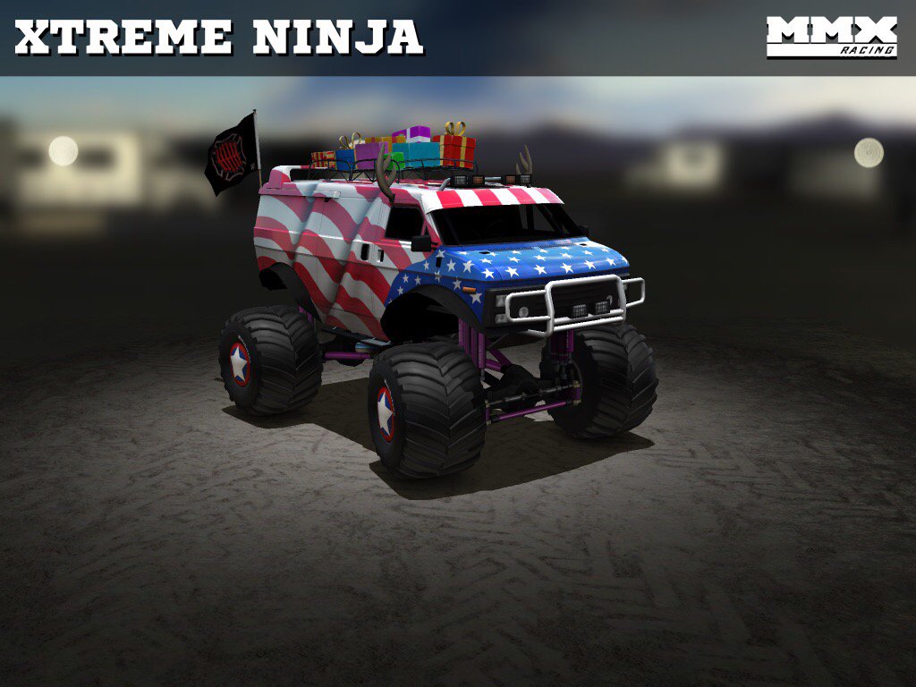 Aaron1985D's tweet image. Check out my custom truck in #MMXRacing for iOS. Join me, it's free! bit.ly/mmxracing