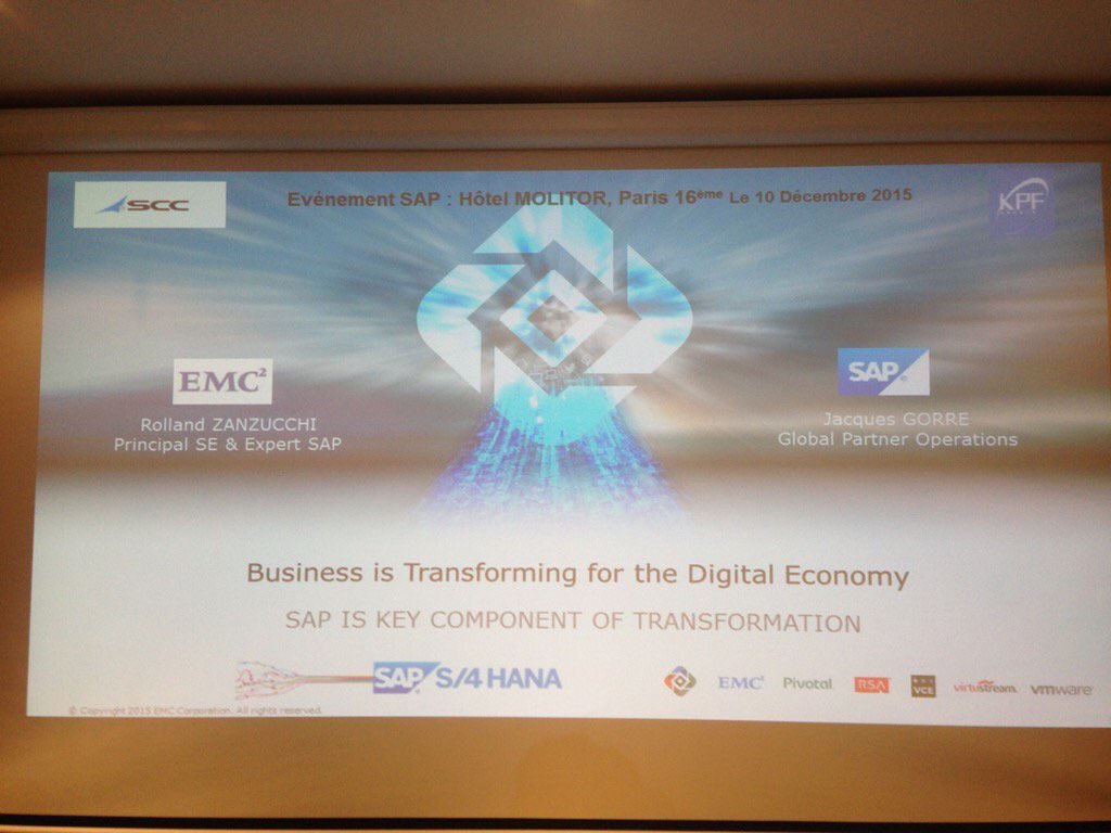 RollZanzucchi's tweet image. #VCE #EMCSAP Made in Simple! @RollZanzucchi @EMCFrance