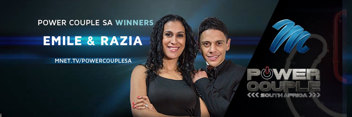 PowerCoupleSA's tweet photo. #PowerCoupleSA winners Emile &amp; Razia, win all they banked in the game, R508K from Lotto_Star https://t.co/rA5wD70Peg https://t.co/NFgIlsOfaG