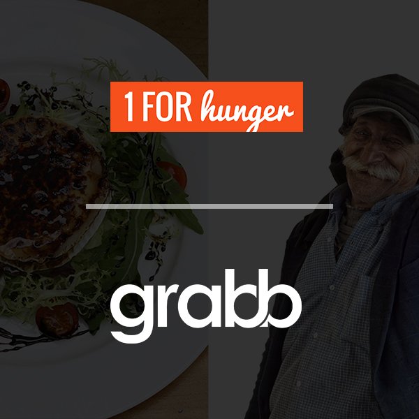 1forhunger's tweet photo. We're excited to partner with @GrabbMobile this season to help feed #Toronto #lunch #dinner #hunger https://t.co/AviWDHzffm