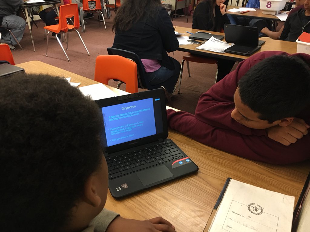 LHS_MLC's tweet photo. Students using Chromebooks to attack EOC Reporting Category 6!!! #LISD33 #MLCCProud https://t.co/qaG6Ipm8aP
