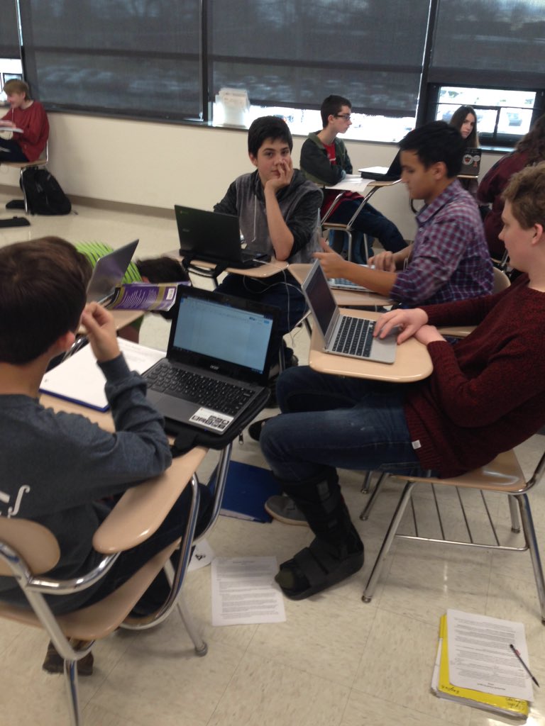 dr_depasquale's tweet photo. Small group project with Mr. Lusson #makingshakespearereal #macbethproject #hpengnoofficehour https://t.co/URtpOSVvCM