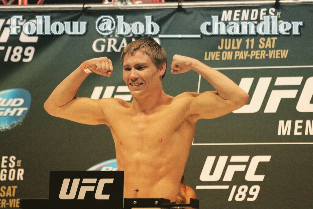 Bob__Chandler's tweet photo. @CodyPfister rocked it at #UFC189, will do it again to the new pretty boy! Give him a warm #mma #octagon  welcome! https://t.co/E2snwV8dyZ