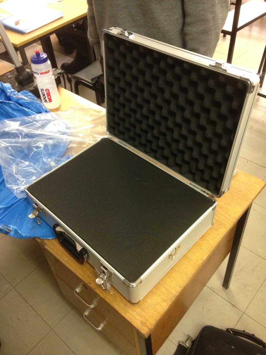 Everyone on the team is very happy to receive a case to keep our car out of harms way