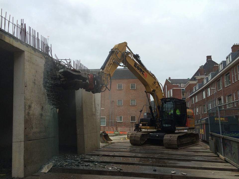 Borkgroep's tweet photo. Sloop Groninger Forum gestart. #Groningen https://t.co/lnuRwBLE6K