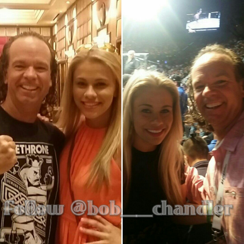 Bob__Chandler's tweet photo. The incredibly lovely @PaigeVanzantUFC, happy to pose, but at #UFCFightNight she won't be so kind to her opponent!!! https://t.co/6a8Sp595tU