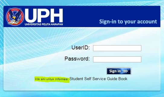 User Guide FRRS Online ada di Student Self Service Guide Book. (web.academic.uph.edu)
