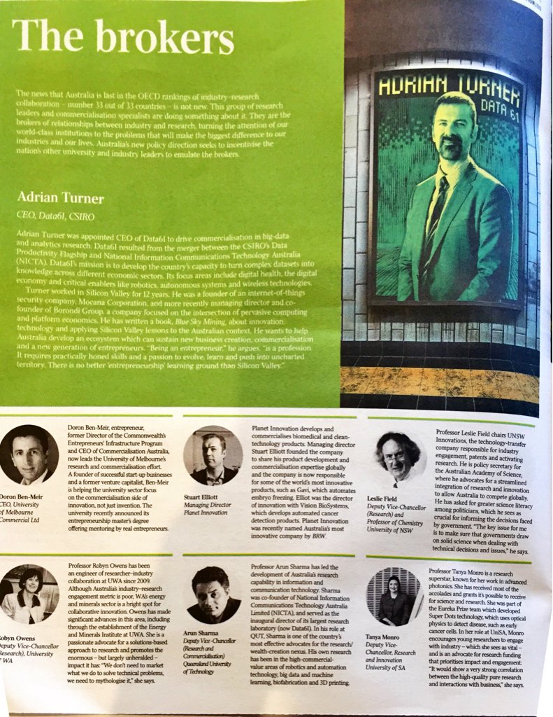 nomad_penguin's tweet photo. Great spread in The Australian’s #KnowledgeNation100 with a few familiar faces. #WomeninSTEM https://t.co/2nNv2rHuzn