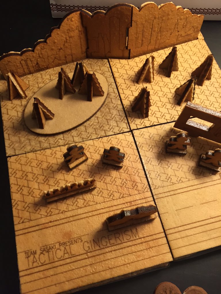 bnazarewicz's tweet photo. Gingerbread carved with laser-cutter @justpennies #tacticalgingerism @SasakiDesign @BSLAOffice #gingerscapes https://t.co/aYiTYcfIWS