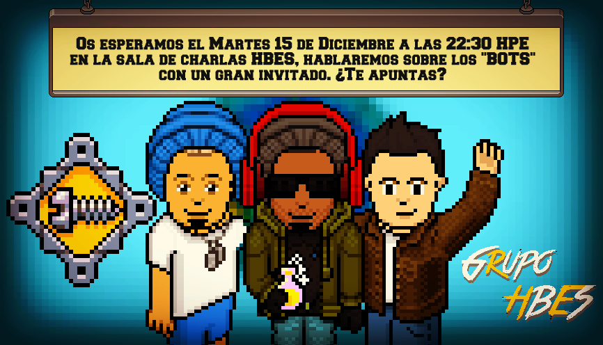TeokHabbo's tweet photo. ¿Ya sabéis lo que se avecina? ¡Nueva charla #HBES! No me digais que os la vais a perder... Come on! https://t.co/1WwxXAlGKO