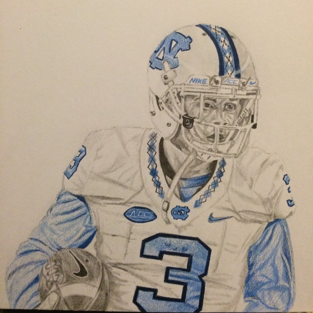 jonahcoleman's tweet photo. WV raised, UNC praised. #oopsiarted #art #drawing #itswhatido #collegefootball #unc #football #wv #follow @Switz03 https://t.co/4QoXiePr9m
