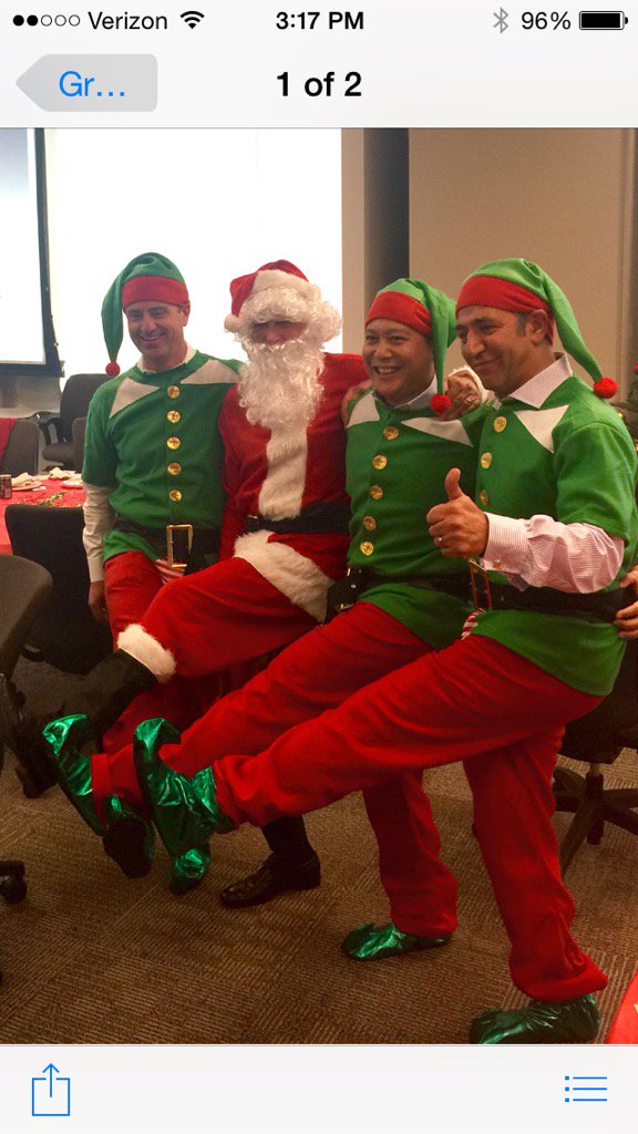 Pashayanb's tweet photo. With Santa (aka @bill_lipsin) as your Channel Leader and elves like @MrAitch, we know we are in for a great year. https://t.co/ix3bmi6EXm