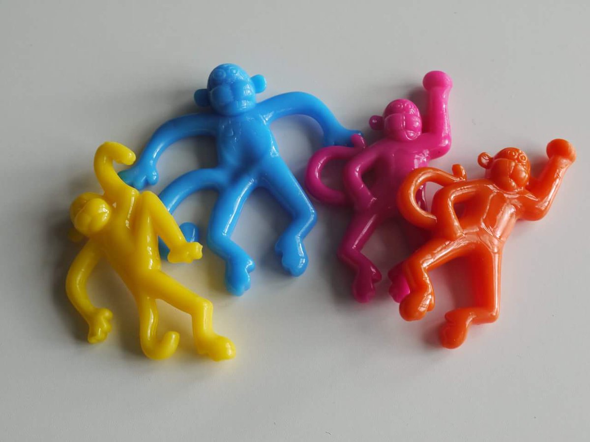 15 days 'till Christmas
And my true love sent to me
A super stretchy monkey
 &amp;Fab Party Bag treats beneath the tree!