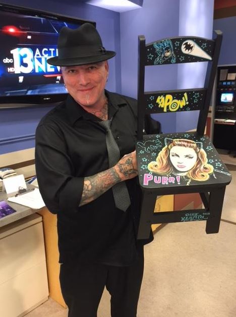 KTNV's tweet photo. .@DirkVermin talks about upcoming Season of Lights Soiree &amp; chairs he painted for it https://t.co/Oge3JsyzRS https://t.co/xO8YLd5AEp