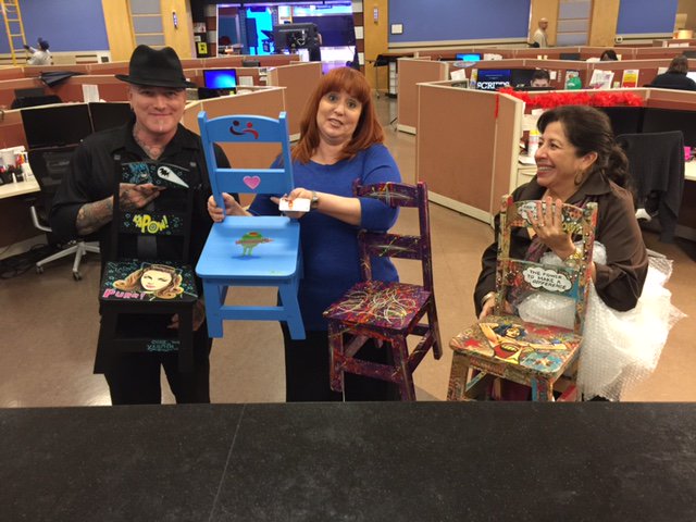 KTNV's tweet photo. .@DirkVermin talks about upcoming Season of Lights Soiree &amp; chairs he painted for it https://t.co/Oge3JsyzRS https://t.co/xO8YLd5AEp