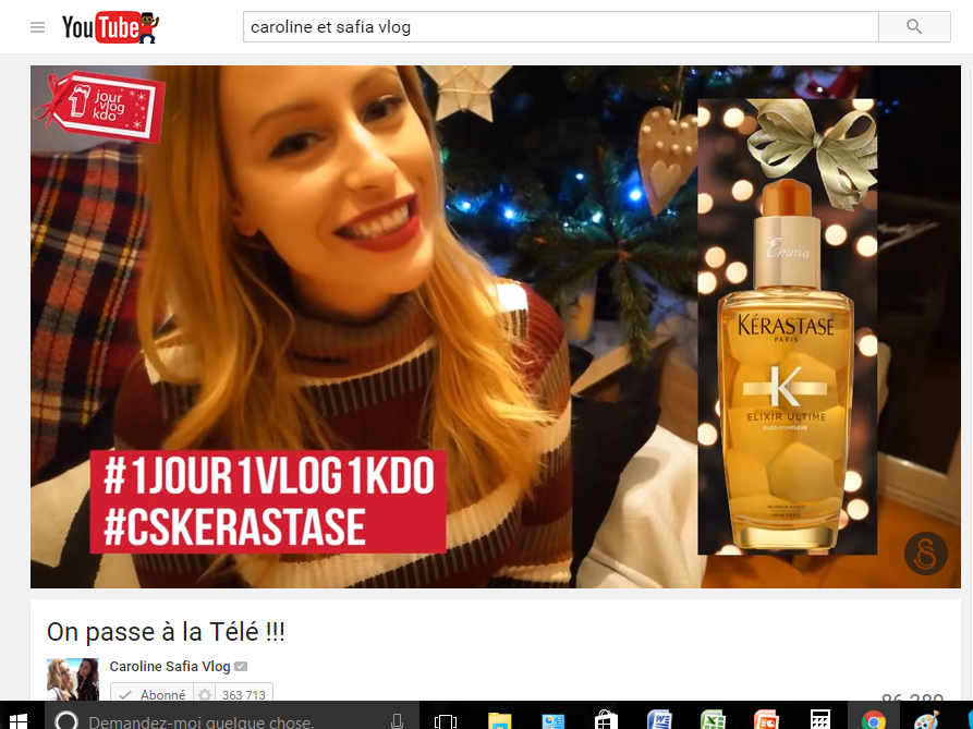 CelinePastelot's tweet photo. #1jour1vlog1kdo #cskerastase https://t.co/kTwKx1AlQV