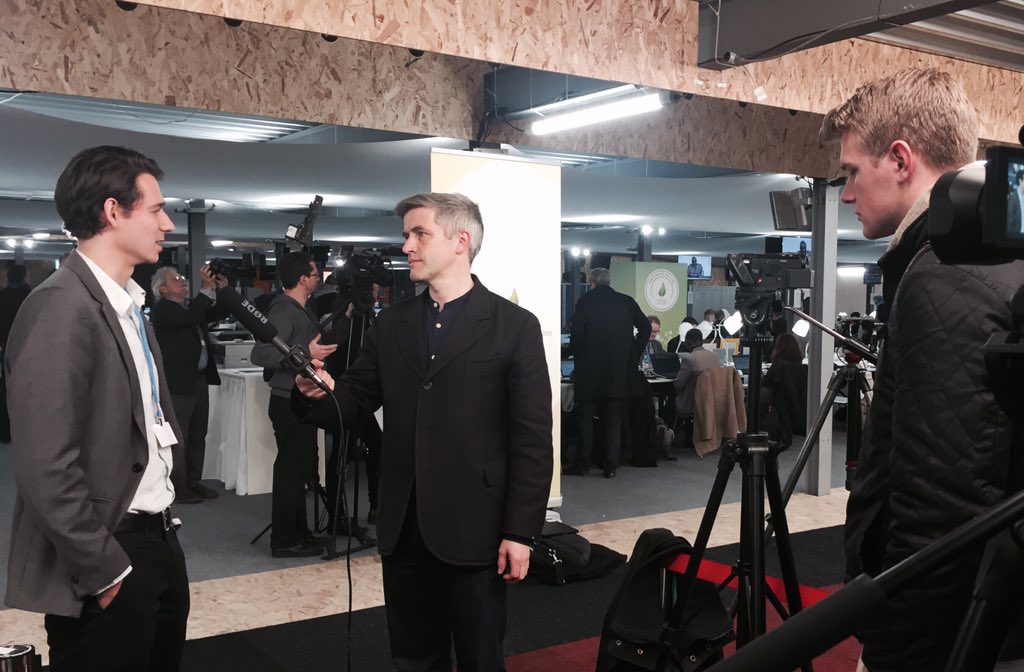 renatatyszczuk's tweet photo. .@matjhope interview @citizenjoesmith @OpenSpaceRC @DavidGawith #COP21 https://t.co/51oxbjgJhO