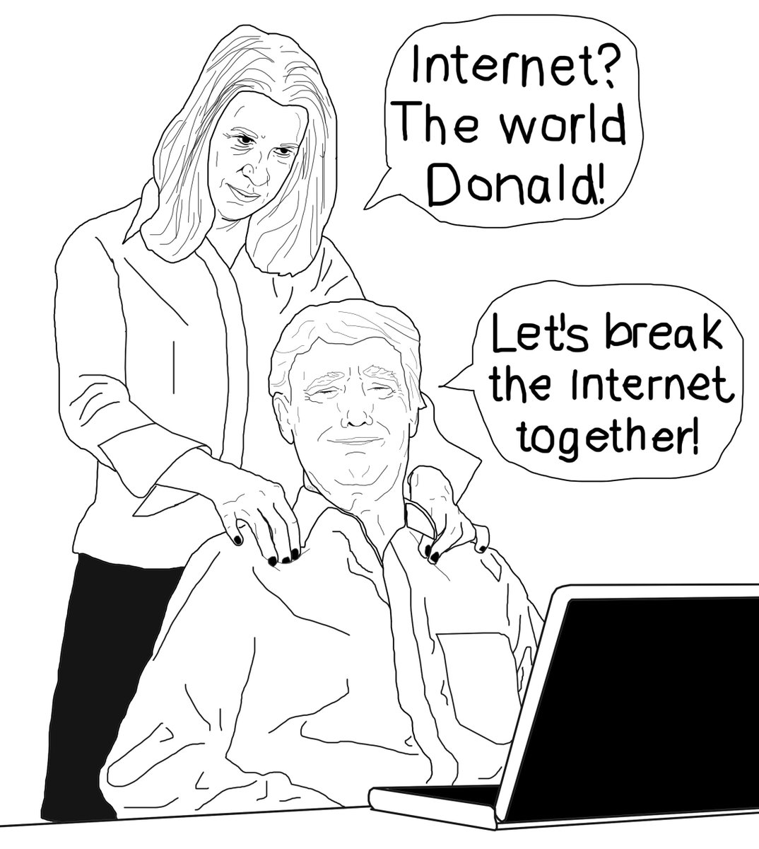 AbstractProblem's tweet photo. Katie Hopkins and Donald Trump breaking the Internet! #TheWorstKindOfPeople #KatieHopkins #DonaldTrump https://t.co/zEVq2S6Nn7