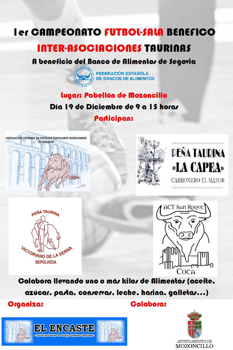 Nuestra próxima actividad es benéfica. Ayúdanos a darla a conocer. #TauromaquiaSolidaria <a href="/SaulRivera90/">Saúl Rivera</a>