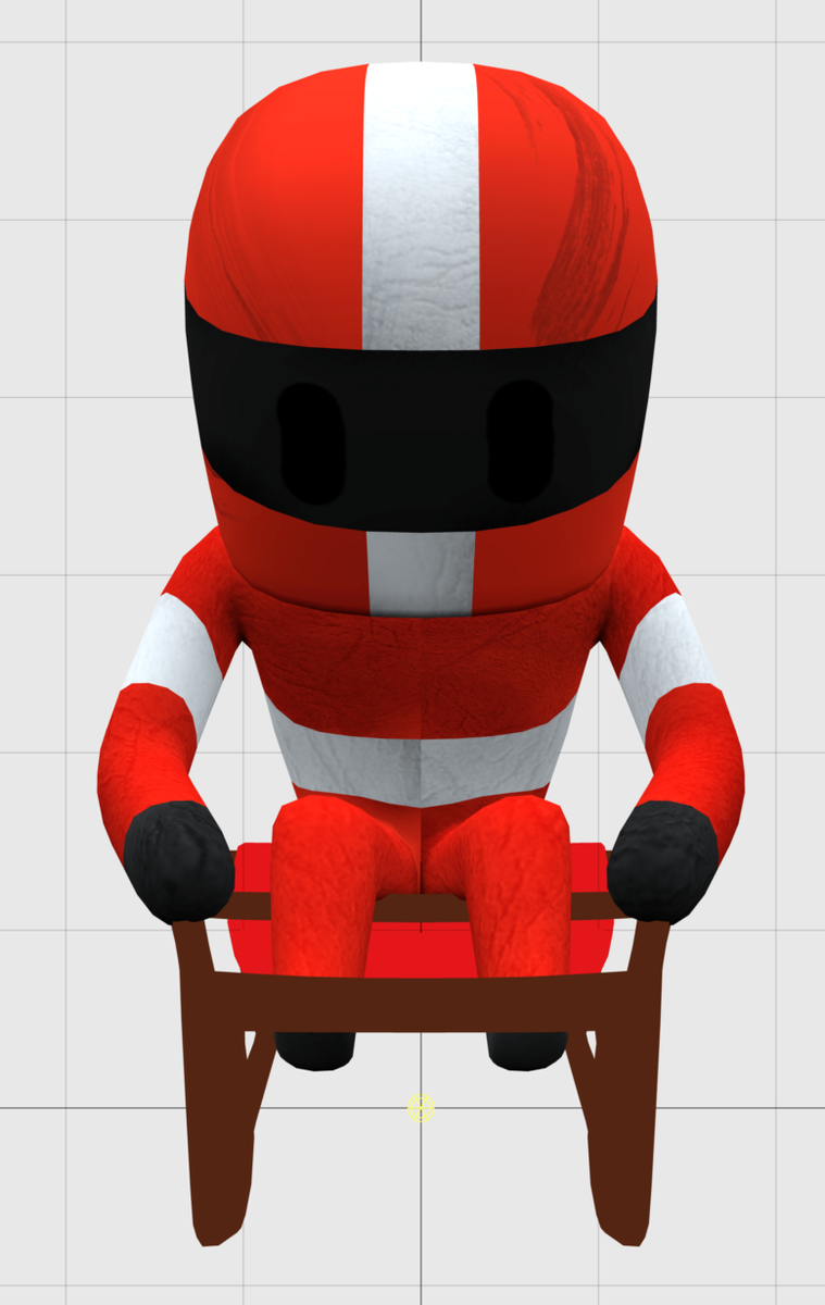 soapboxracegame's tweet photo. Our Sled Dude looks like he means business #indiedev #blender #tvos #appletv #scenekit https://t.co/xNwsp2INmH