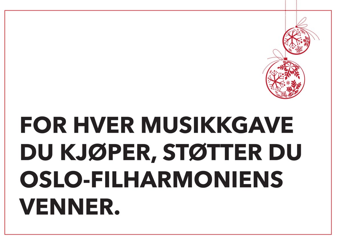 OfVenner's tweet photo. Du skal vel på julekonsert i desember? Handle julegavene dine samtidig, da, vel! #OFV #salg #OFO @Filharmonien https://t.co/uBOdbFkkiF