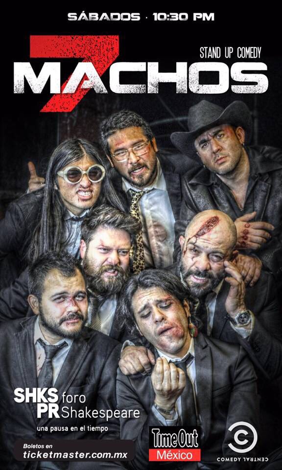 Sábado es el día de <a href="/SieteMachines/">7 Machos</a> en el <a href="/ForoShakespeare/">Foro Shakespeare</a>  #CDMX