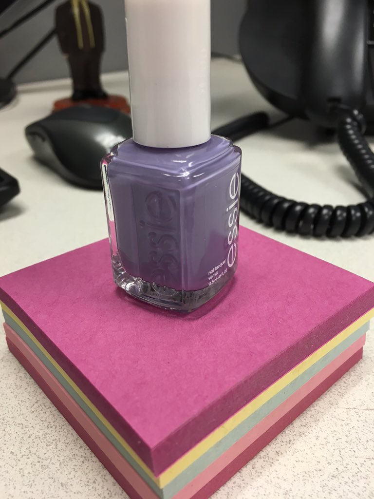 Secret Santa strikes again! #essie #postits #happyholidays #whocoulditbe