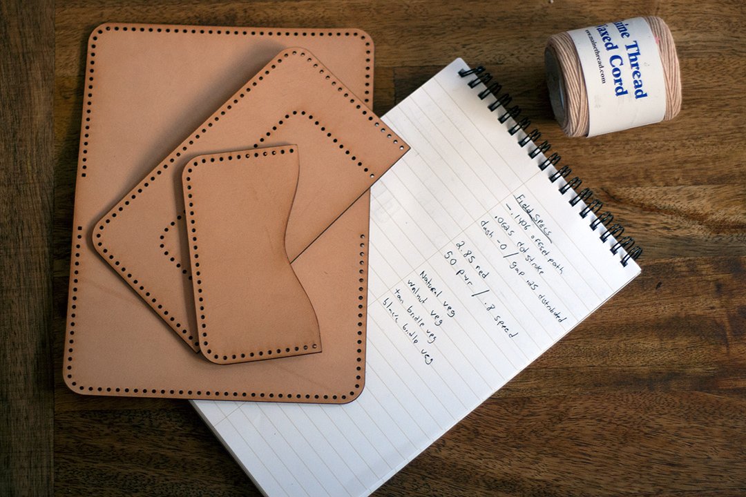 More leathercraft kit prep. numbers and equations. #leathercraft #shopifypicks