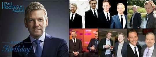 Hoy es cumpleaños de Kenneth Branagh, un gran actor y director que es amigo y mentor de Tom 
Happy Birthday Ken! 